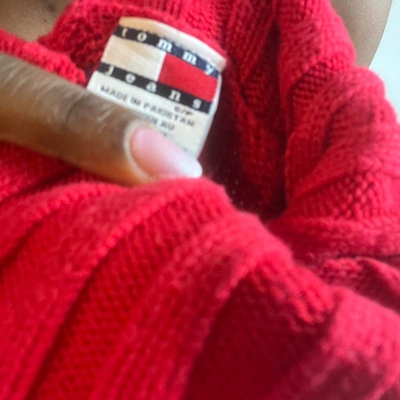 Red Tommy Hilfiger Turtleneck - Picture 6 of 6